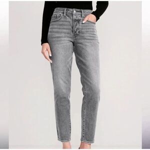 Old Navy Women's High Rise OG Straight Jeans in Washed Black size 4